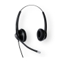 A100D Wired Binural Headset with QD RJ9