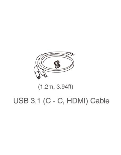 3311048 1.2m USB-C Content Sharing Cable