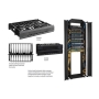 CABLE MGMT 19in SINGLE SIDE 1U BLACK